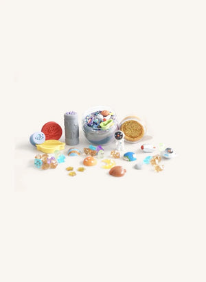 Einladung zum Vorstellen - Überraschungs-Spielknete-Set - Weltraum