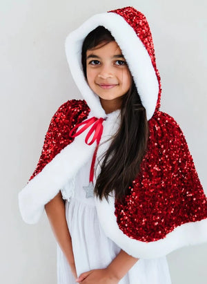 Mimi & Lula - Bayan Claus Pelerini | Kırmızı