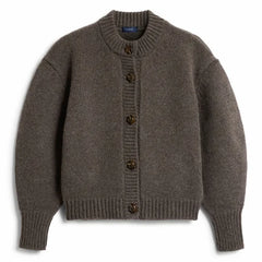 Soeur - Cardigan Léonard Merinos yünü | Buzlu kahverengi