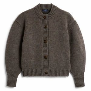 Soeur - Cardigan Léonard Merinos yünü | Buzlu kahverengi
