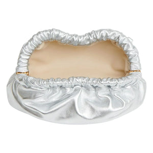 Mansur Gavriel - Mini Tasche Cloud Clutch | Silber