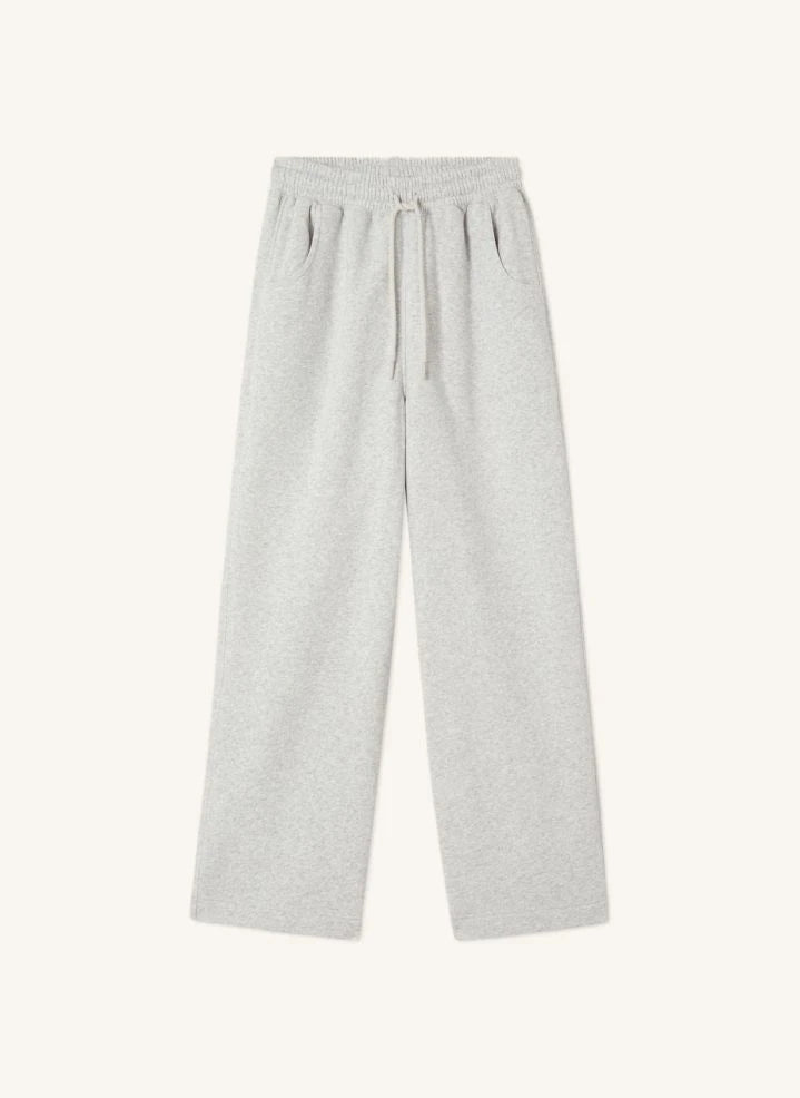 American Vintage - Baptown Baumwolle Jogger | Heather Grey