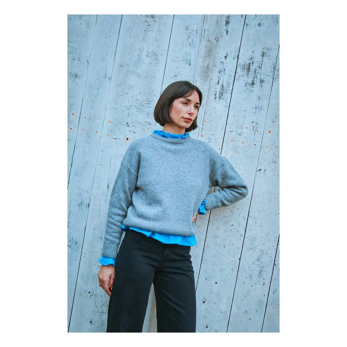 Poudre Organic - Azalea Wollpullover | Blau