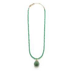 Anni Lu - Kleine Schwimmer Kette | Jade