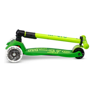 Micro - Maxi Faltbarer Neon LED Scooter | Grün
