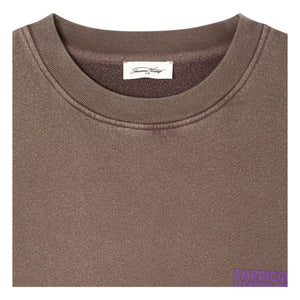 American Vintage - Plizzy Baumwoll-Sweatshirt | Braun