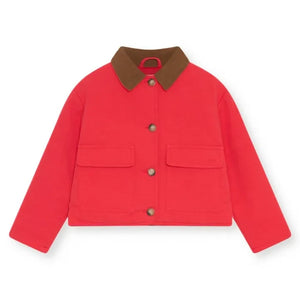 The New Society – Flint Bio-Baumwolljacke | Rot