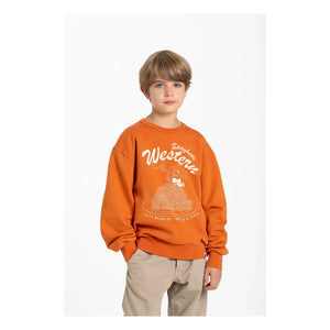 Hundred Pieces - Ryde Spaghetti Organik Pamuk Sweatshirt | Pas Kırmızısı