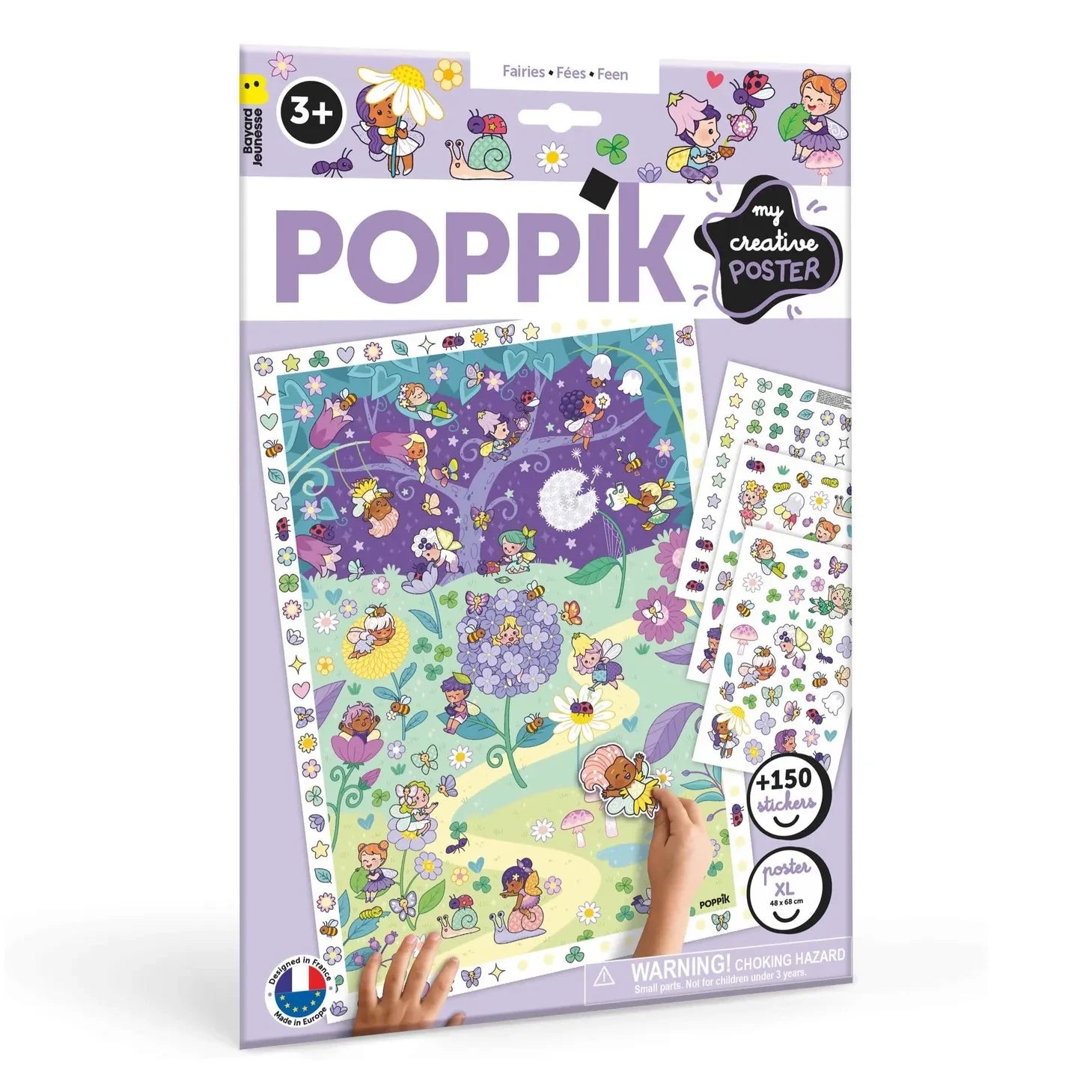 Poppik - Mehrfarbige Kreative Feen-Poster-Sticker