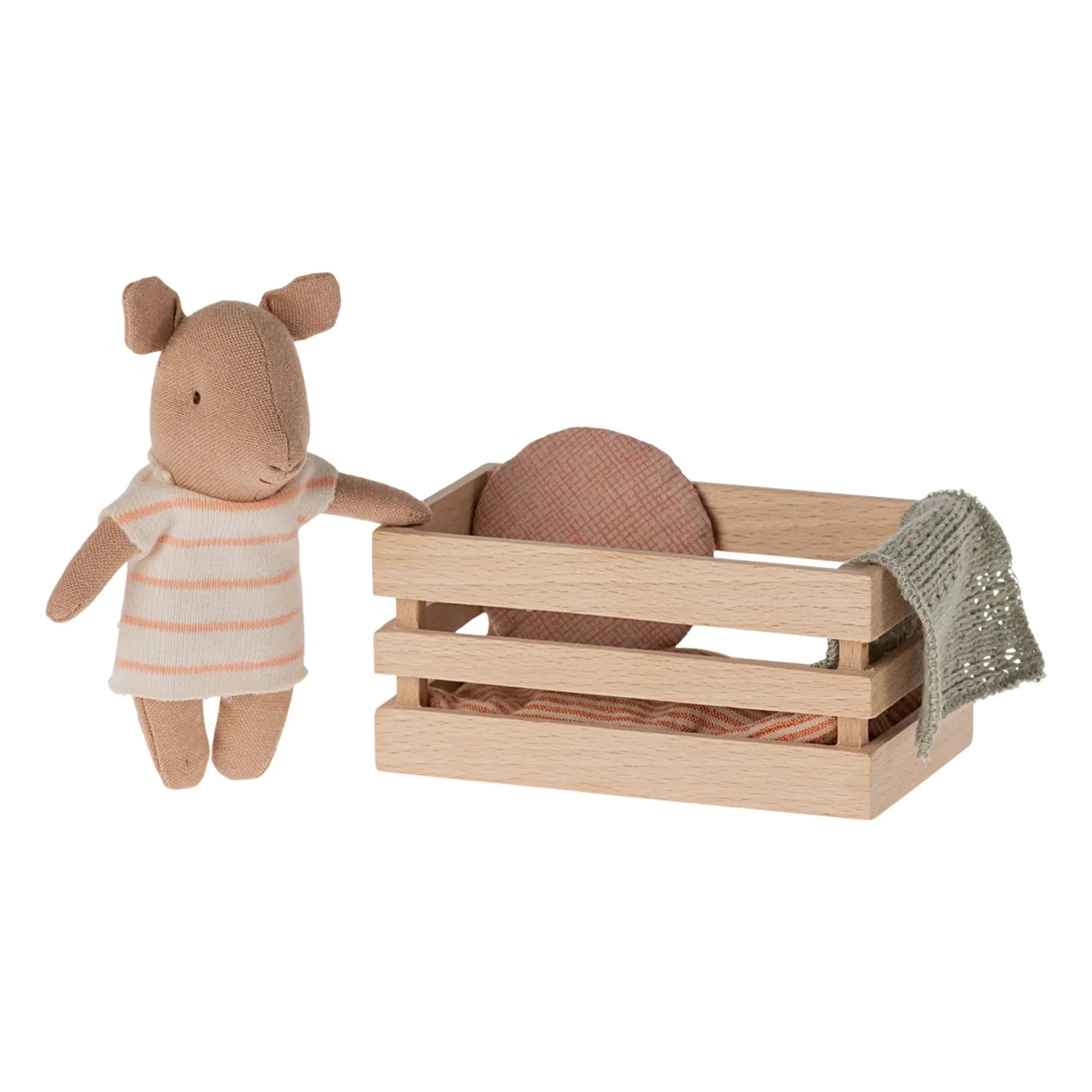 Maileg - Ferkel in Box - Mädchen