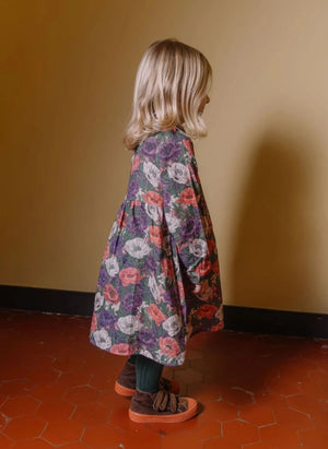 Studio Bohème - Vermont Blumenmusterkleid, Bio-Baumwolle | Lila