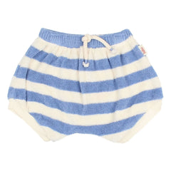 Búho - Gestreifte Shorts aus Bio-Baumwolle | Hellblau