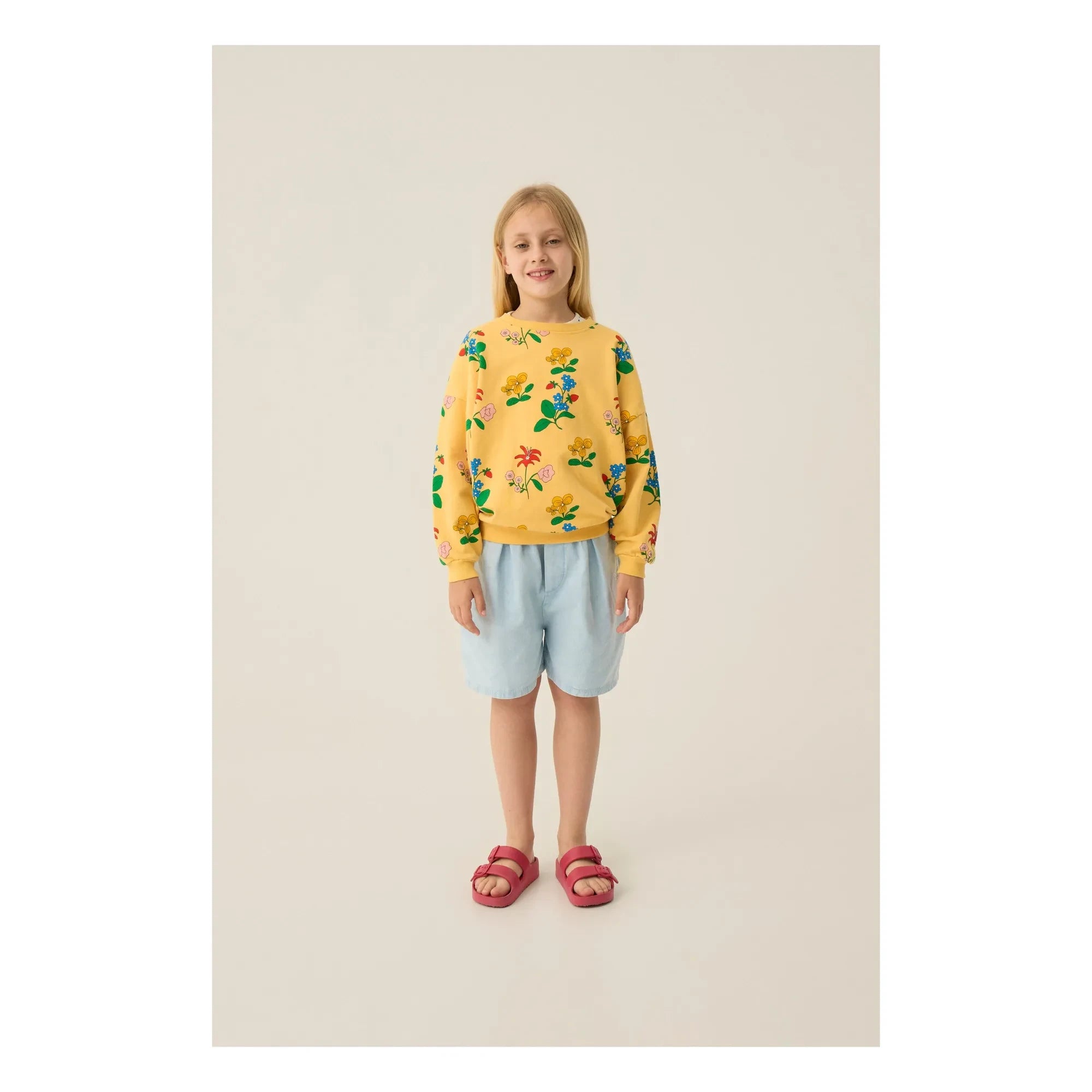 The Campamento - Blumen Sweatshirt | Gelb