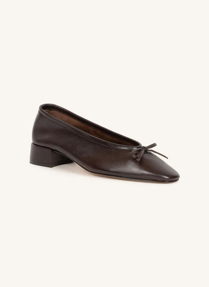 Bobbies - Agata Leder Ballerinas | Braun