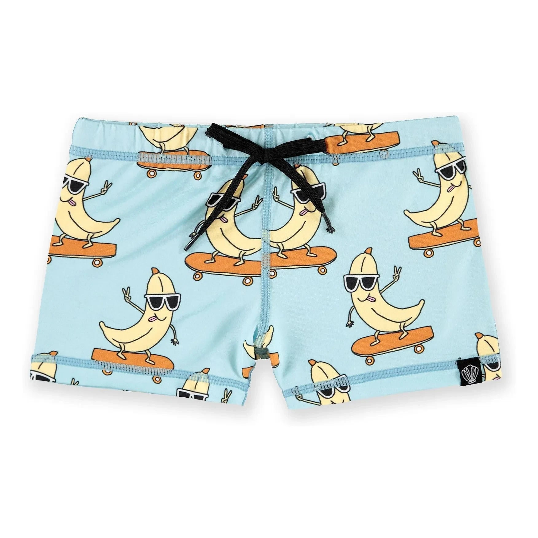 Beach & Bandits - Let It Slide UV-Schutz Badeshorts Recycelte Fasern | Hellblau