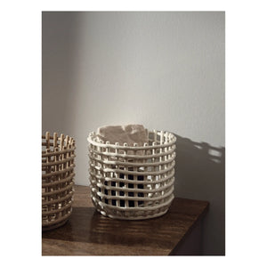 Ferm Living - Keramik Korb | Weiß