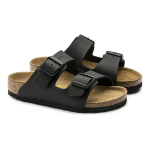 BIRKENSTOCK - Arizona Nubuk-Sandale | Schwarz
