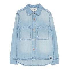 Finger in the nose - Enara Hemd | Gebleichter Denim