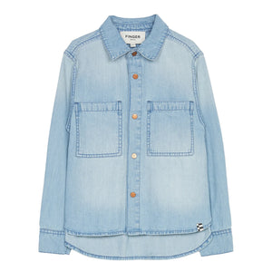 Finger in the nose - Enara Hemd | Gebleichter Denim