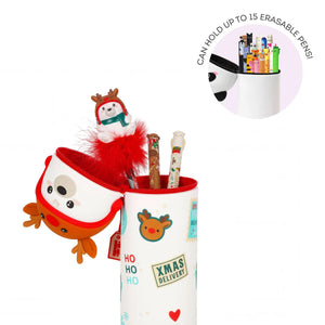 Legami - 2-in-1 Silikon Weihnachtsschreibetui Eisbär - Kawaii