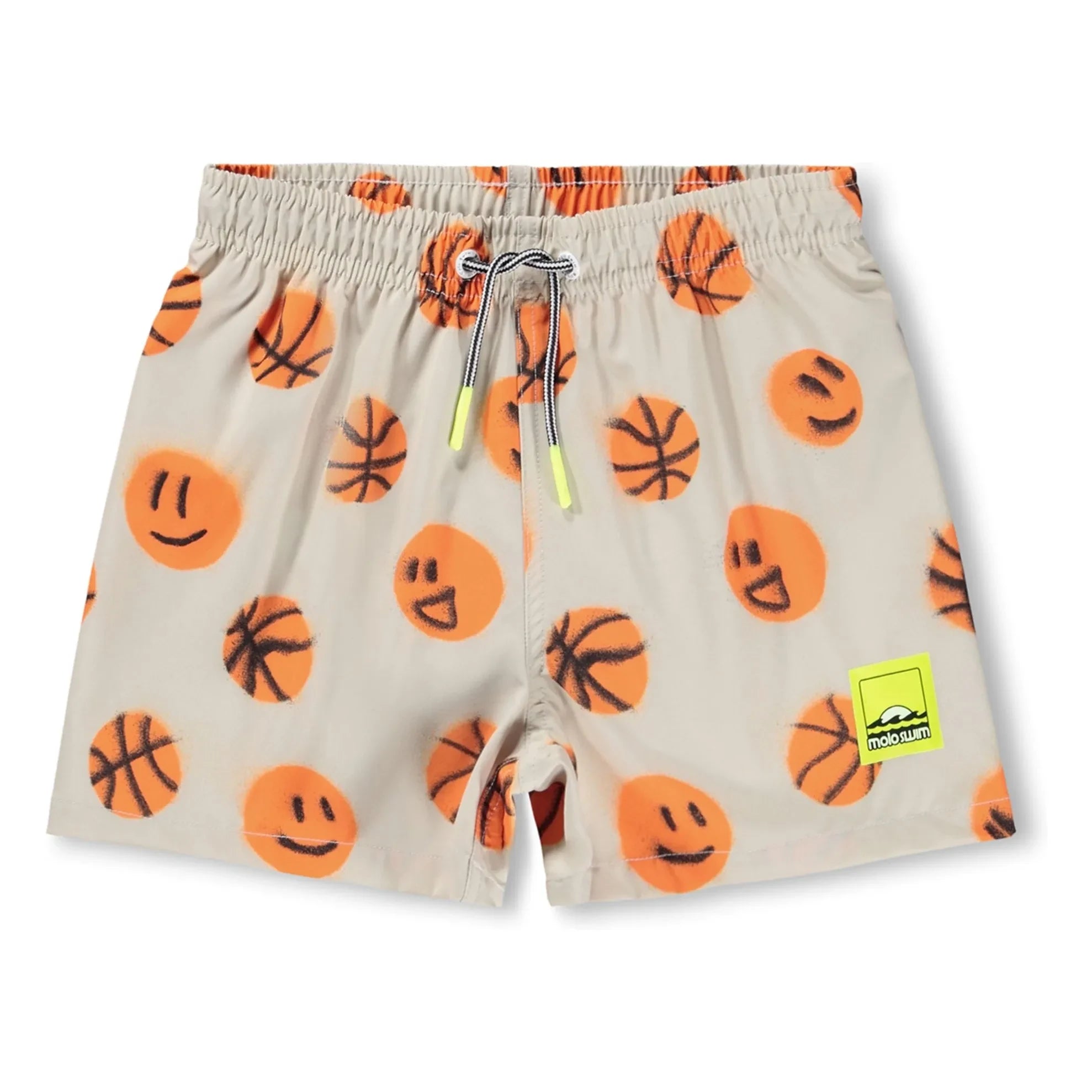 Molo - Niko Basketball Recycelte Faser Badeshorts | Beige