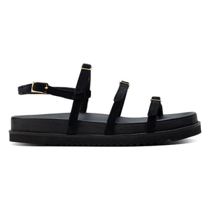 Lachoix - Ella Leder-Sandalen | Schwarz