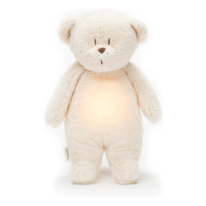 Moonie - Teddybär Nachtlicht mit Musik | Weiß