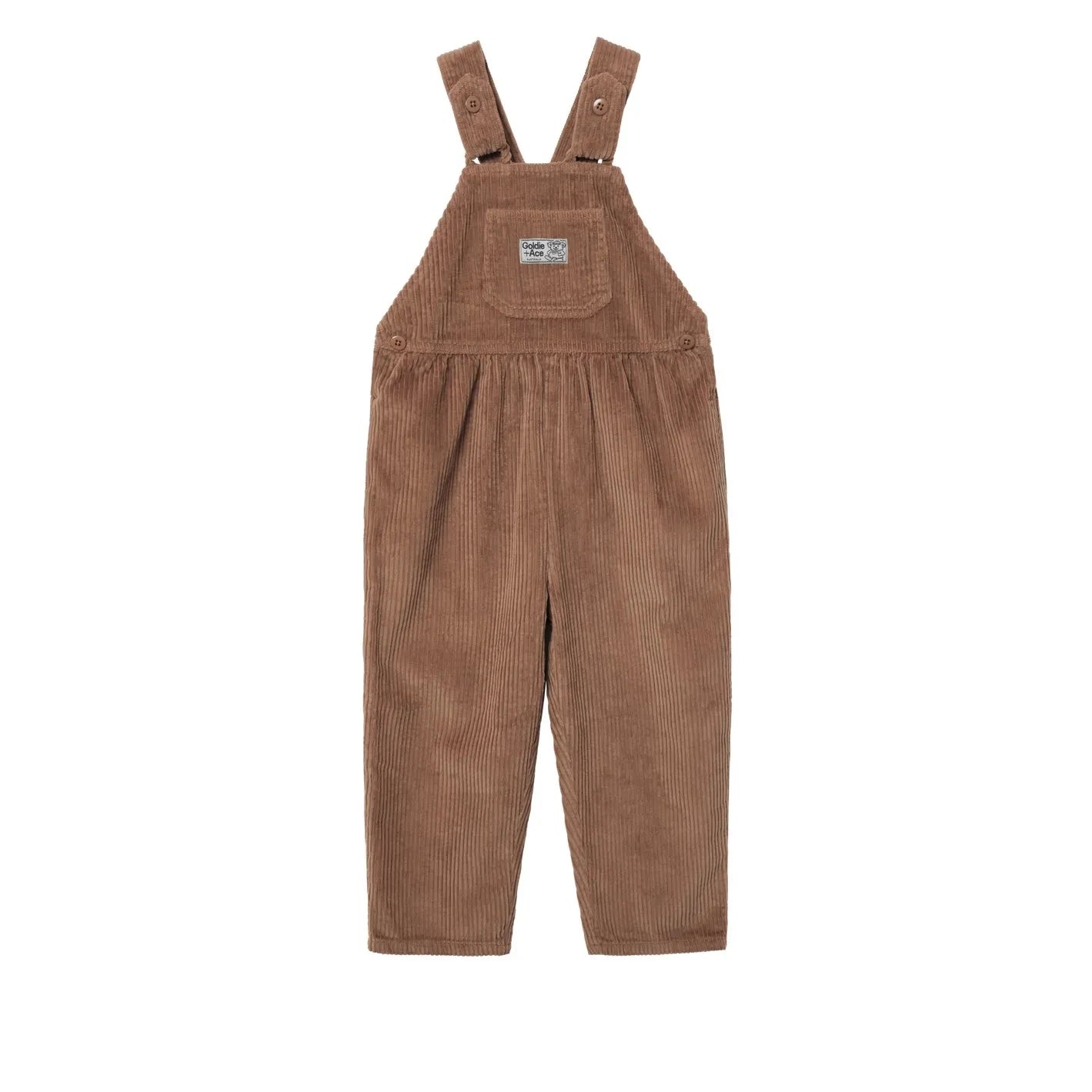 Goldie + Ace - Cord-Latzhose | Braun