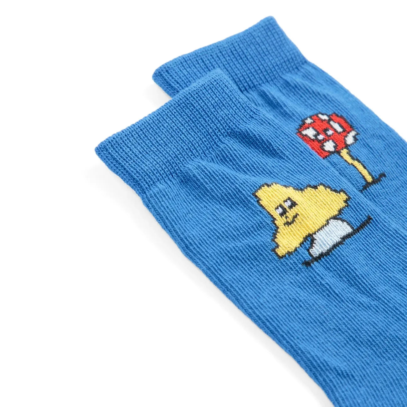 Bobo Choses – Socken aus Bio-Baumwolle mit Pilzmotiven | Blau