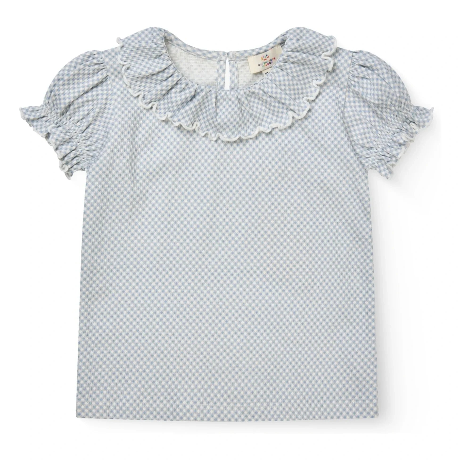 Copenhagen Colors - Bio-Baumwollbluse | Graublau