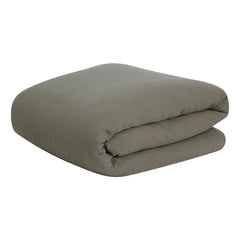 garbo&friends - Geranium Baumwoll-Musselin-Bettbezug | Khaki
