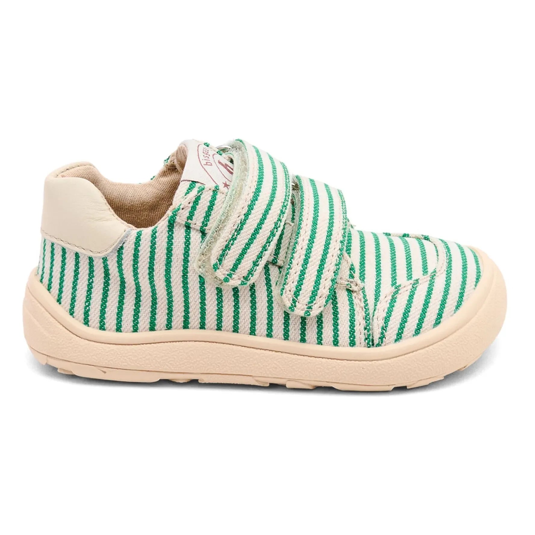 bisgaard - Gestreifter Sneaker mit Kratzdetails | Grün