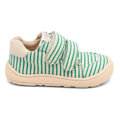 bisgaard - Gestreifter Sneaker mit Kratzdetails | Grün