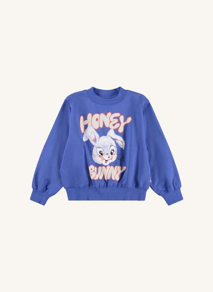 Molo - Marge Honey Bunny Sweatshirt aus %100 Bio-Baumwolle | Mavi