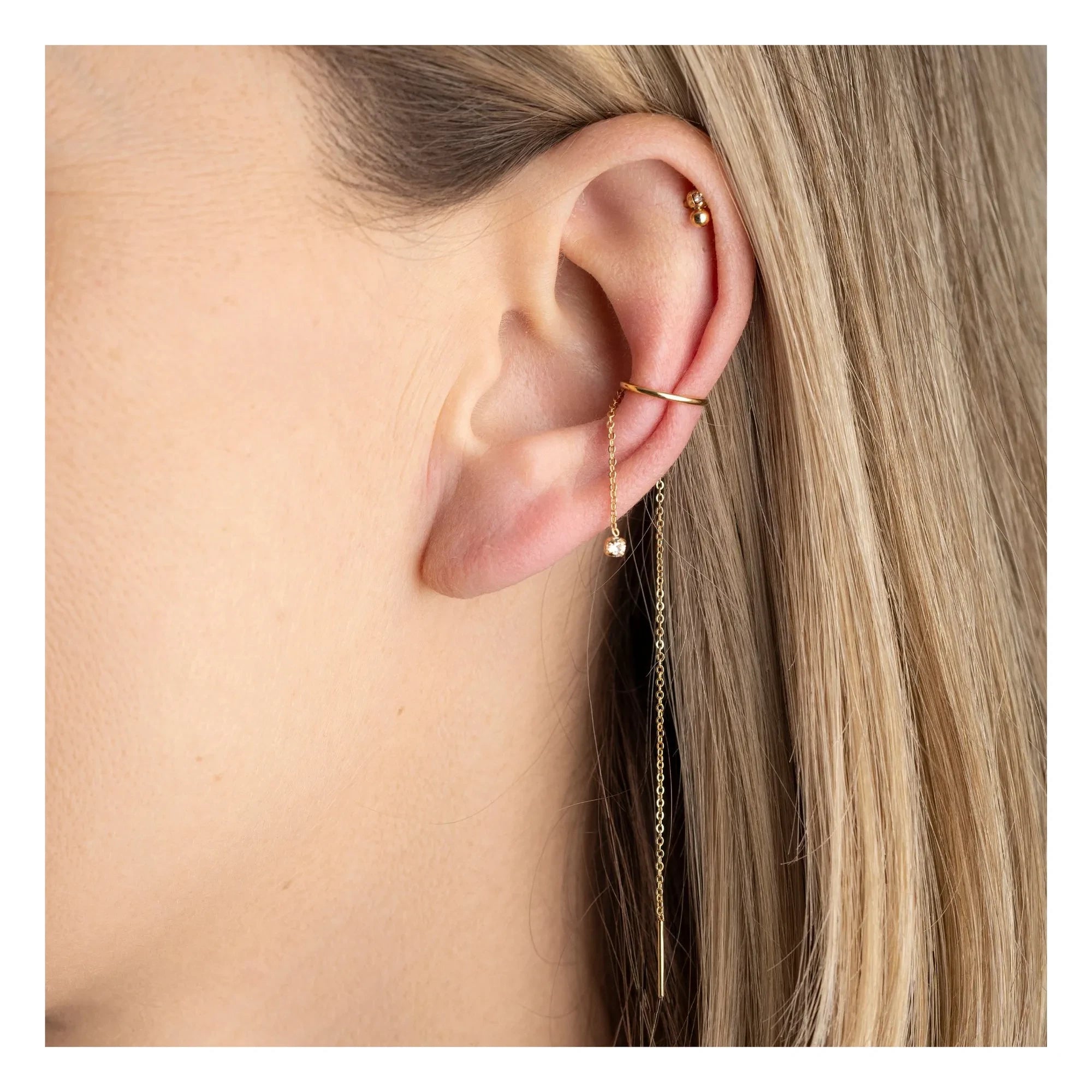 April Please - Earcuff Mael | Champagner