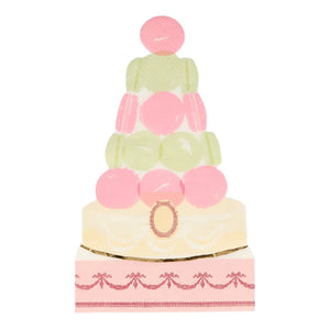Meri Meri - Macaron-Pyramide Papierservietten - 8er Set