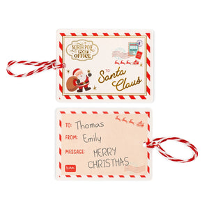 Legami - Set 10 Weihnachtsgeschenkanhänger