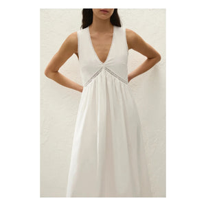 Faithfull the Brand - Fiora Baumwollkleid | Weiß
