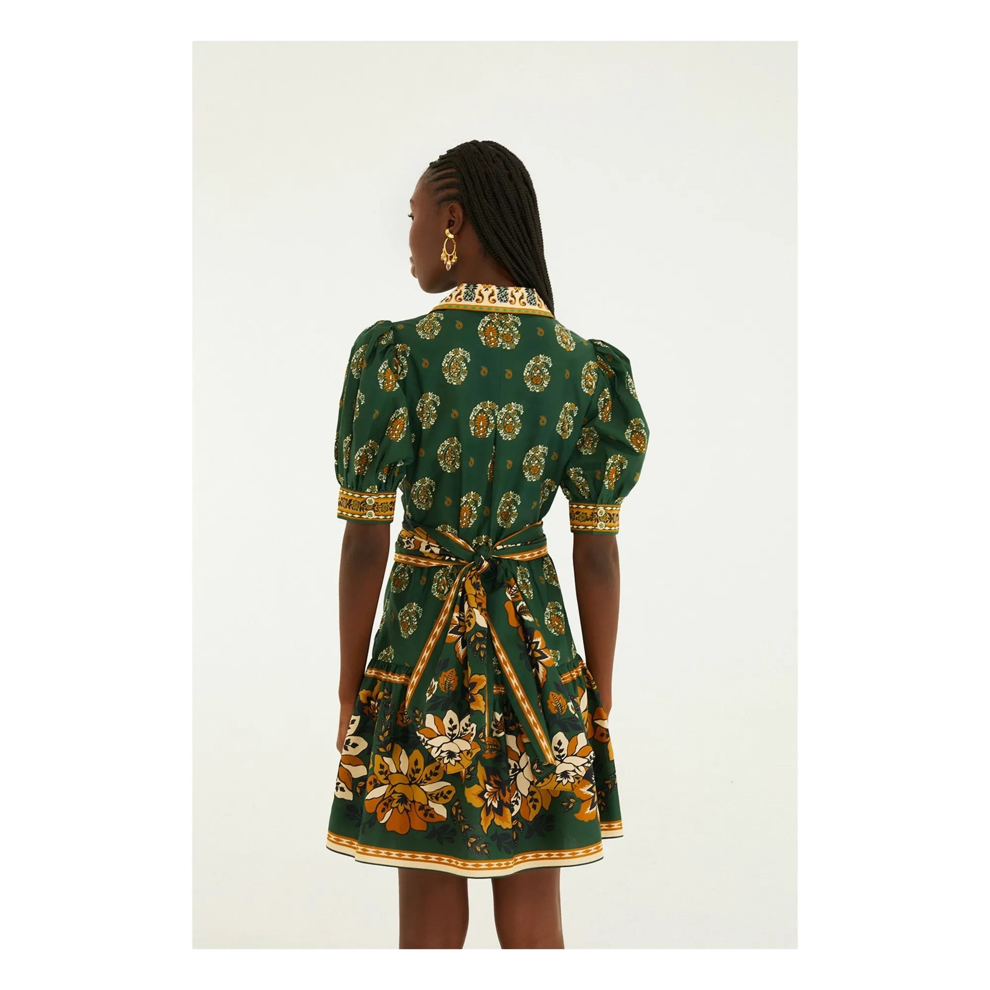 Farm Rio – Ayla-Kleid | Grün