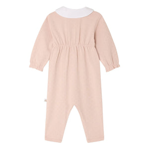 Bonpoint - Cayla Bio-Baumwoll-Pyjama mit Peter-Pan-Kragen | Pfirsichfarben