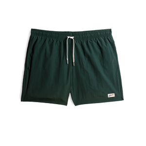 Bather - Badeshorts aus recyceltem Material mit flachem Rücken | Chromgrün