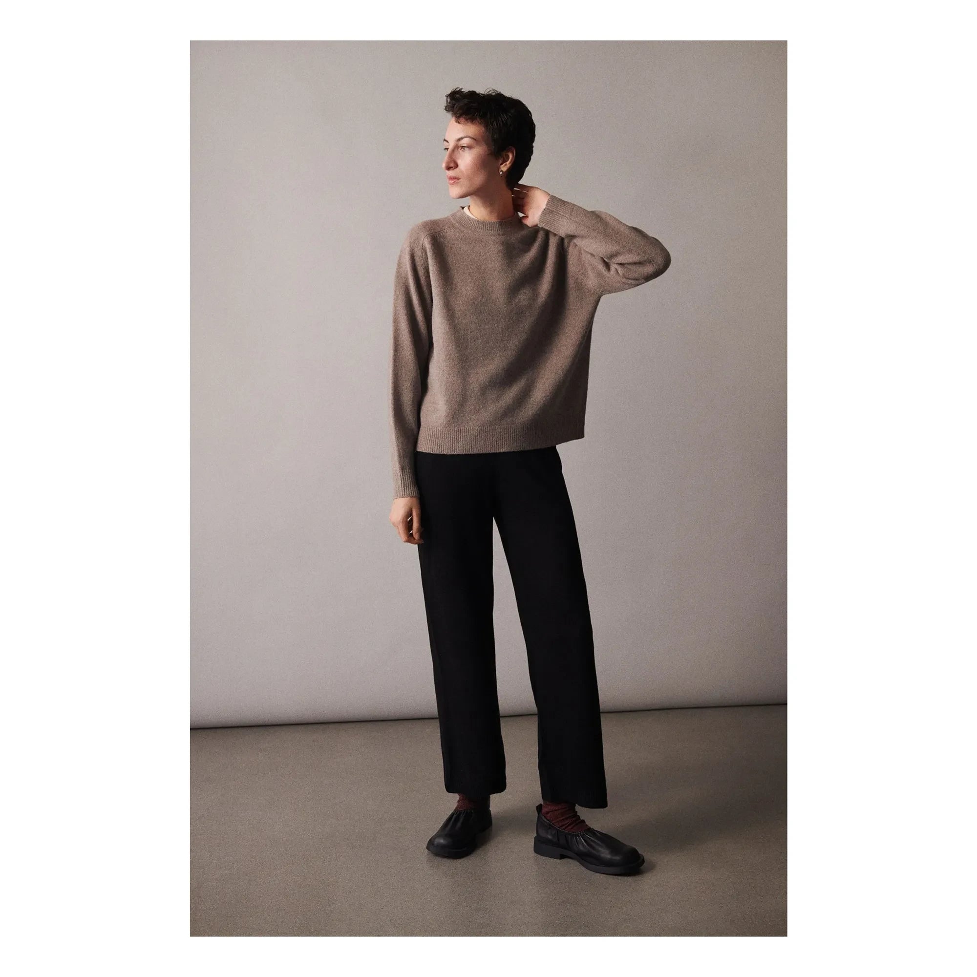 FUB – Pullover aus Lammwolle – Damenkollektion | Beige
