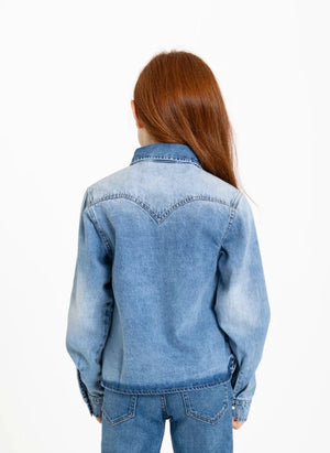 Hundred Pieces - Pauline Denim Hemd | Hellblau Denim