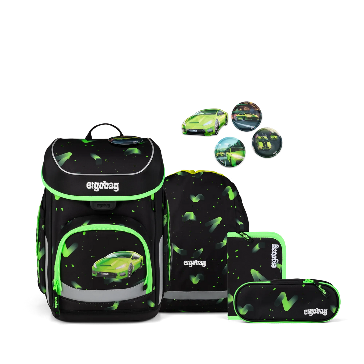 Ergobag - Schulrucksackset cubo Beary Fast Lane