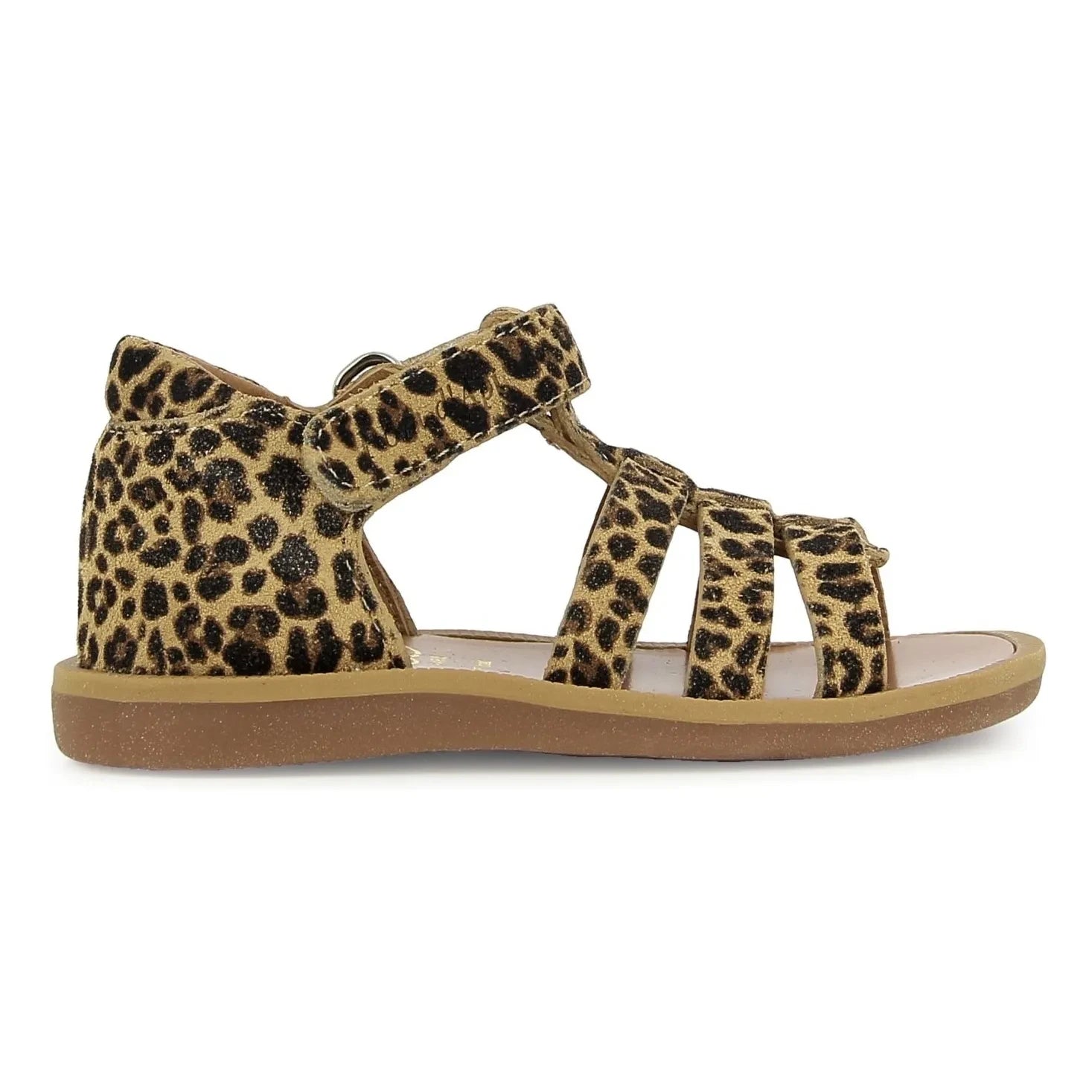 Pom d'Api - Poppy Askılı Leopar Sandaletler | Kahverengi