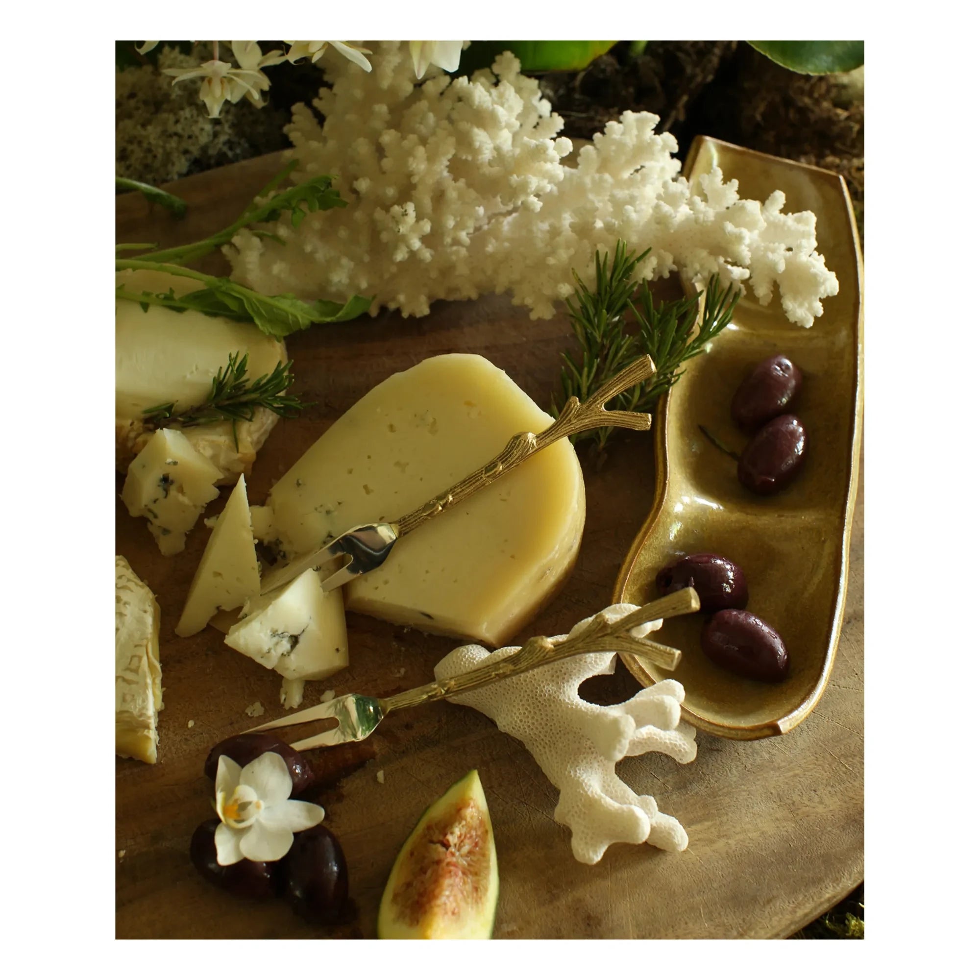 Doing Goods - Austerngabel - 2er Set | Goldbraun