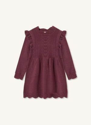 Fliink - Alilly Strickkleid | Bordeaux