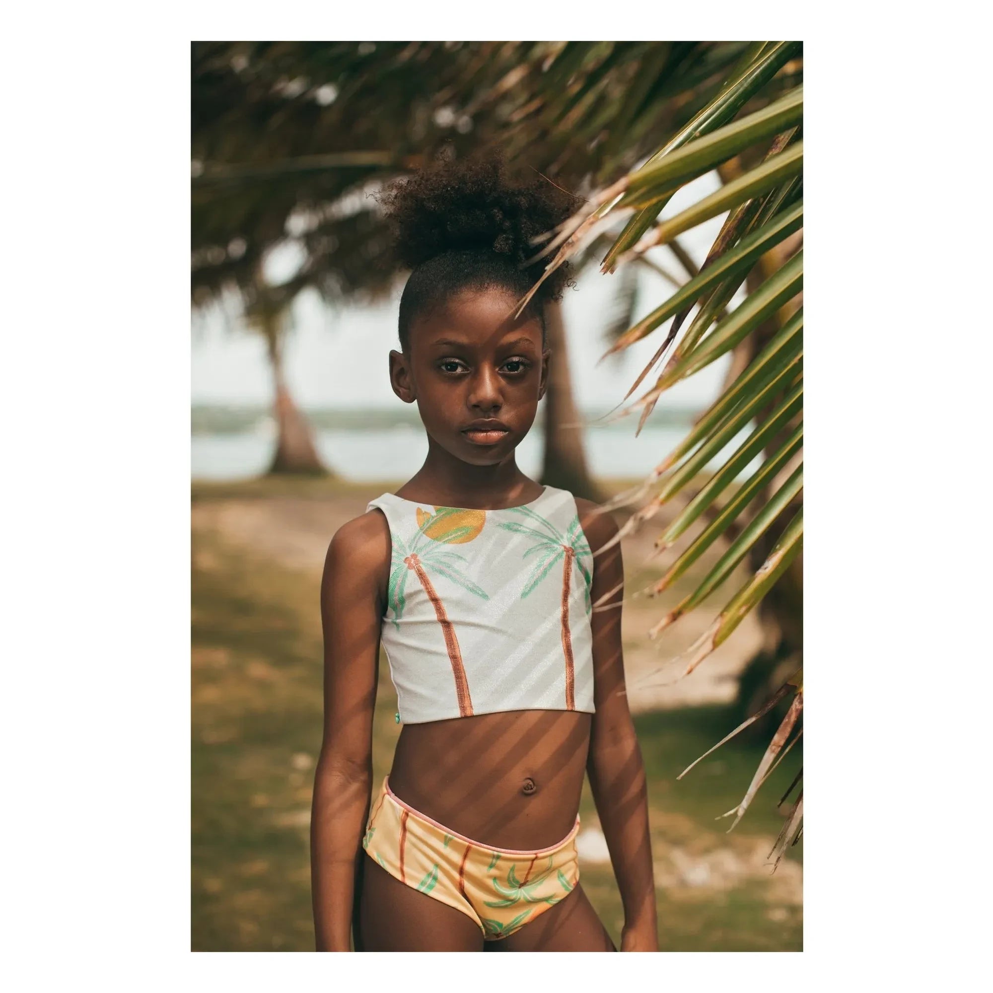 Pepita & Me - Palm Pool Badeanzug | Gelb