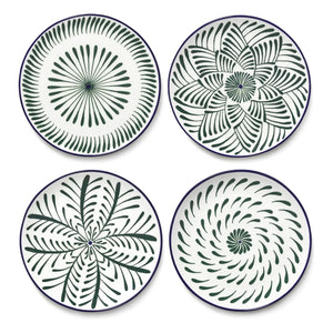 Serax - Baazar Dessertteller, Waww La Table - 4er Set | Grün