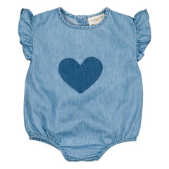 Louis Louise - Billie Chambray Latzhose | Hellblau
